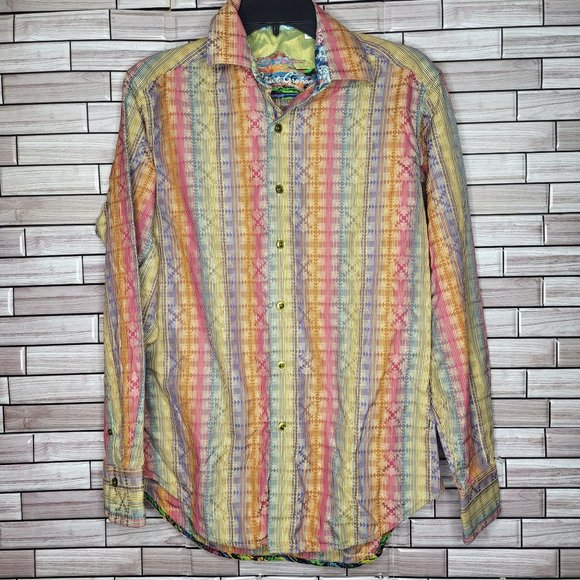 Robert Graham Shirts Robert Graham Deluxe Flip Cuff Shirt Mens S